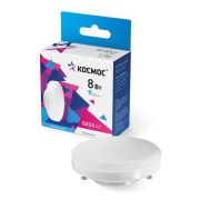 Лампа светодиодная 8Вт 4500К GX53 230В КОСМОС Lksm_LED8wGX5345C