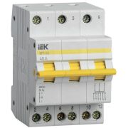 Выключатель-разъединитель трехпозиционный 3п ВРТ-63 40А KARAT IEK MPR10-3-040