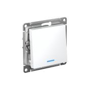 Выключатель 1-кл. СП AtlasDesign 10А IP20 (сх. 1а) 10AX с подсветкой механизм бел. SE ATN000113