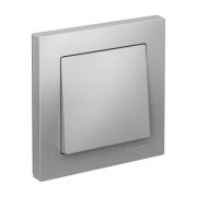 Выключатель 1-кл. СП AtlasDesign 10А IP20 (сх. 1) 10AX в сборе алюм. SE ATN000312