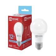 Лампа светодиодная LED-A60-VC 12Вт грушевидная 6500К холод. бел. E27 1140лм 230В IN HOME 4690612020259