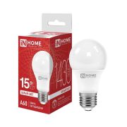 Лампа светодиодная LED-A60-VC 15Вт грушевидная 4000К нейтр. бел. E27 1430лм 230В IN HOME 4690612020273