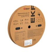 Трубка термоусадочная ТУТ нг 30/15 черн. (уп.50м) EKF tut-30-b