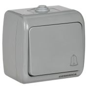 Выключатель кнопочный 1-кл. ОП AQUATIC ВС-20-1-3-А 10А IP54 GENERICA EVA14-K03-10-54
