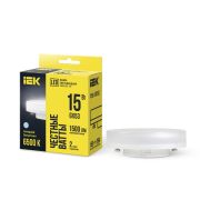 Лампа светодиодная T75 таблетка 15Вт 230В 6500К GX53 IEK LLE-T80-15-230-65-GX53