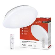 Светильник светодиодный COMFORT STONE 75Вт 3000-6500К 6000лм 230В 530х105мм с пультом ДУ IN HOME 4690612035642