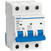 Выключатель автоматический модульный 3п C 40А 6кА NB1-63 (R) CHINT 179707