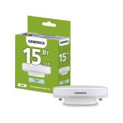 Лампа светодиодная T80 15Вт таблетка 6500К GX53 230В GENERICA LL-T80-15-230-65-GX53-G