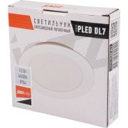 Светильник светодиодный PLED DL7 WH Downlight 12Вт 4000К 145х26мм IP54 ДВО встраив. Pro JazzWay 5042544