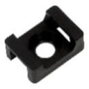 Площадка под хомуты PCP-S 22х16-100BL с монтажн. отверст. PA6.6 черн. (уп.100шт) JazzWay 5055209