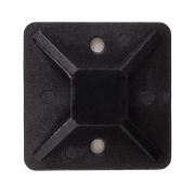 Площадка самоклеящаяся под хомуты PCP-SG 30х30-100BL PA6.6 черн. (уп.100шт) JazzWay 5055148