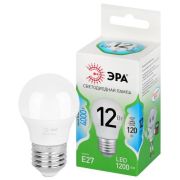 Лампа светодиодная GREEN LINE P45-12W-840-E27 GL 12Вт шар 4000К яркий свет бел. E27 Эра Б0067050