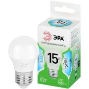 Лампа светодиодная GREEN LINE P45-15W-840-E27 GL 15Вт шар 4000К яркий свет бел. E27 Эра Б0066996