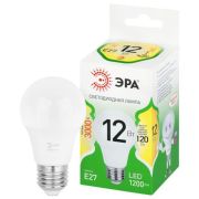 Лампа светодиодная GREEN LINE A60-12W-830-E27 GL 12Вт груша 3000К свет тепл. E27 Эра Б0067110