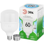 Лампа светодиодная GREEN LINE POWER T100-60W-840-E27/E40 GL 60Вт колокол 4000К яркий свет бел. E27/E40 Эра Б0067072