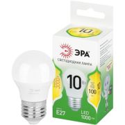 Лампа светодиодная GREEN LINE P45-10W-830-E27 GL 10Вт шар 3000К свет тепл. E27 Эра Б0066977