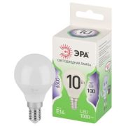 Лампа светодиодная GREEN LINE P45-10W-865-E14 GL 10Вт шар 6500К свет холод. E14 Эра Б0067033