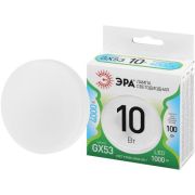 Лампа светодиодная GREEN LINE GX-10W-840-GX53 GL 10Вт таблетка 4000К яркий свет бел. GX53 Эра Б0066985