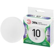Лампа светодиодная GREEN LINE GX-10W-865-GX53 GL 10Вт таблетка 6500К свет холод. GX53 Эра Б0067029