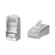 Коннектор RJ-45(8P8C) кат.5E экранир. универс. (уп.100шт) TOKOV ELECTRIC TKE-CN-5E24-STP