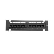 Патч-панель настенная кат.5E UTP 12 портов RJ-45 TOKOV ELECTRIC TKE-WMPP-5E-1U-12P-UTP