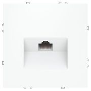 Розетка компьютерная 1-м СП S70 RJ45 кат.6 механизм бел. матов. Voltum VLS060102
