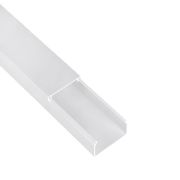 Кабель-канал 25х16 L2000 пластик бел. EKF kkm-25-16