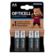 Элемент питания алкалиновый AA/LR6 (блист. 4шт) Turbo Max Opticell 6053003