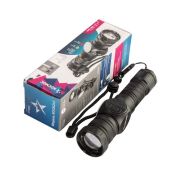 Фонарь аккумуляторный ручной 10Вт LaserLED Li-ion 26650 3000мА.ч с магнитом алюм. КОСМОС KOC812Lit