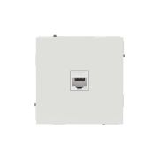 Розетка компьютерная 1-м KANT RJ45 кат.6A без шторки бел. песок DKC 7010673