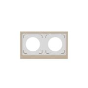 Рамка 2-м KANT IP44 ванильн. марципан DKC 7015944