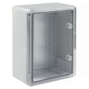 Корпус ударопрочный ЩМПп 400х300х170 IK10 IP65 прозр. дверь АБС пластик PRIZMA TOKOV ELECTRIC TKE-PZ-CPB03-IK10-IP65