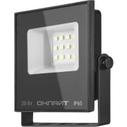 Прожектор светодиодный 90 844 OFL-03-20-6.5K-BL-IP65-LED 20Вт IP65 6500К 1600лм черн. ОНЛАЙТ 90844