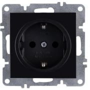 Розетка 1-м СП LAVIN/KAREN 16А IP20 с заземл. механизм черн. ARVIA 50 07 2000 217