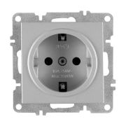 Розетка 1-м СП LAVIN/KAREN 16А IP20 с заземл. механизм сер. ARVIA 50 03 2000 217