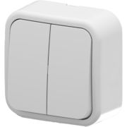 Выключатель 2-кл. ARIA IP20 бел. ARVIA 25 01 1000 202