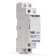 Контактор модульный 18мм 16А 230В АС 1НО 1НЗ PRIZMA TOKOV ELECTRIC TKE-PZ-MC-1-16-230-11