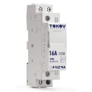 Контактор модульный 18мм 16А 230В АС 2НО PRIZMA TOKOV ELECTRIC TKE-PZ-MC-1-16-230-20
