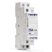 Контактор модульный 18мм 25А 230В АС 2НО PRIZMA TOKOV ELECTRIC TKE-PZ-MC-1-25-230-20