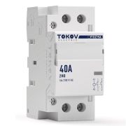 Контактор модульный 36мм 40А 230В АС 2НО PRIZMA TOKOV ELECTRIC TKE-PZ-MC-2-40-230-20