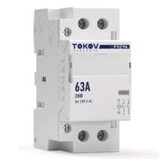 Контактор модульный 36мм 63А 230В АС 2НО PRIZMA TOKOV ELECTRIC TKE-PZ-MC-2-63-230-20