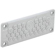 Ввод кабельный мембранный 35 отверстий d6-32мм IP65 (без клипс) TITAN IEK TI-01D-MC-035-65