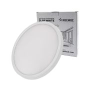 Светильник светодиодный SLIM WHITE 38Вт 4500К IP40 2650лм 230В 400х25мм КОСМОС KSlim38w_W4500K