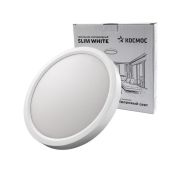 Светильник светодиодный SLIM WHITE 24Вт 6500К IP40 1660лм 230В 230х25мм КОСМОС KSlim24w_W6500K