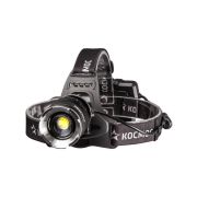 Фонарь налобный аккум. 10Вт P70 LED/Li-ion18650 3х1200мА.ч алюм. КОСМОС (KOC853Lit)