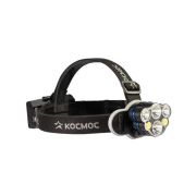Фонарь налобный 2х4Вт T6 2х2Вт XPE 2x2Вт COB /Li-ion 2х1200мА.ч ABS пластик КОСМОС (KOC852Lit)