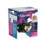 Фонарь налобный аккум. 3Вт XPG 2х3Вт COB/Li-po 1200мА.ч ABS пластик КОСМОС (KOC851Lit)