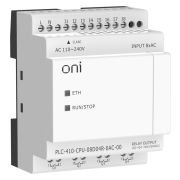 Модуль ЦПУ ПЛК 410 8 DI 4 RO 220В AC с Ethernet портом без экрана ONI PLC-410-CPU-08D04R-0AC-00
