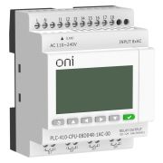 Модуль ЦПУ ПЛК 410 8 DI 4 RO 220В AC с Ethernet портом с экраном ONI PLC-410-CPU-08D04R-1AC-00