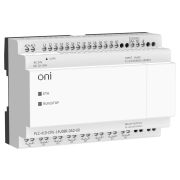 Модуль ЦПУ ПЛК 410 8 DI 6 UI (0-10В/DI) 8 RO 12В-24В DC или 24В AC с Ethernet портом без экрана ONI PLC-410-CPU-14U08R-0AD-00
